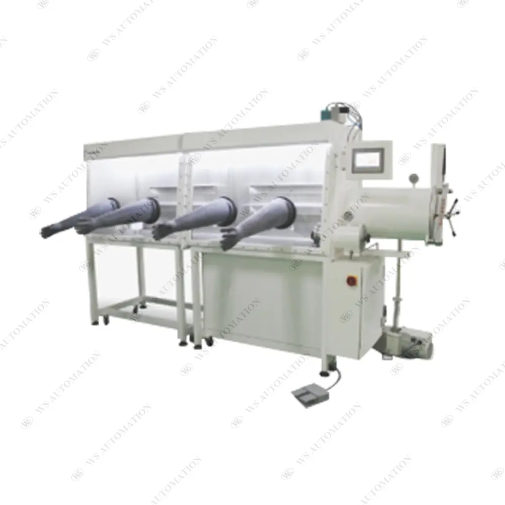 Dual Workstation Glove Box for Battery Lab. Line